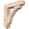 Ekena Millwork Legacy Arts and Crafts Smooth Bracket w/ Offset Brace, Douglas Fir, 7 1/2"W x 34"D x 34"H BKT0806X34X34LEC03SDF - alternate 1